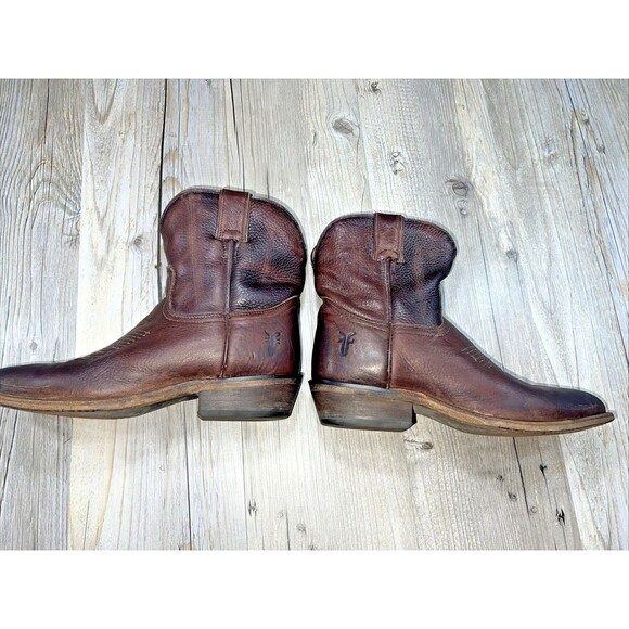 Frye Shoes - Frye Billy Short Womens Boots Brown Size 8 1/2 Prairie Western Cottage Core